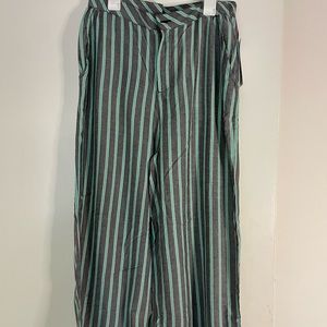 RVCA wide leg striped pants